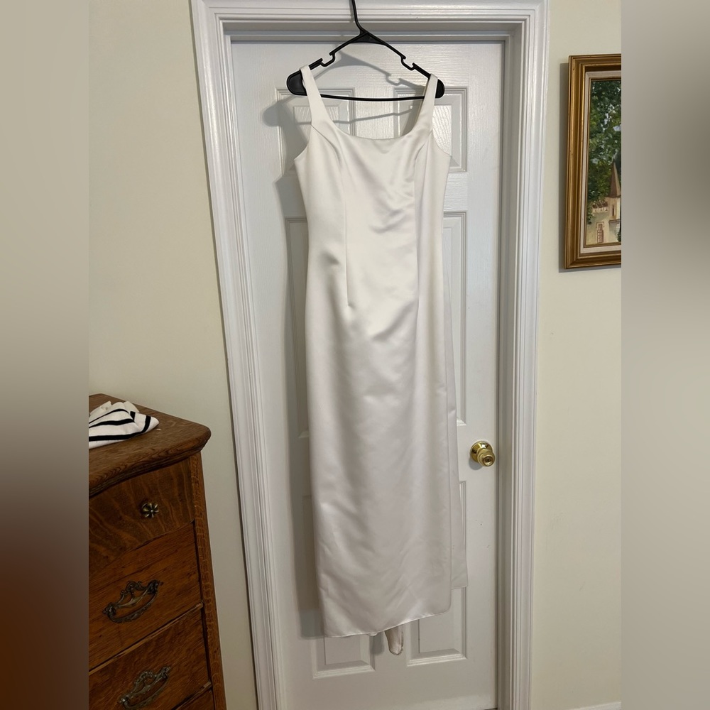 Bridal gown silk